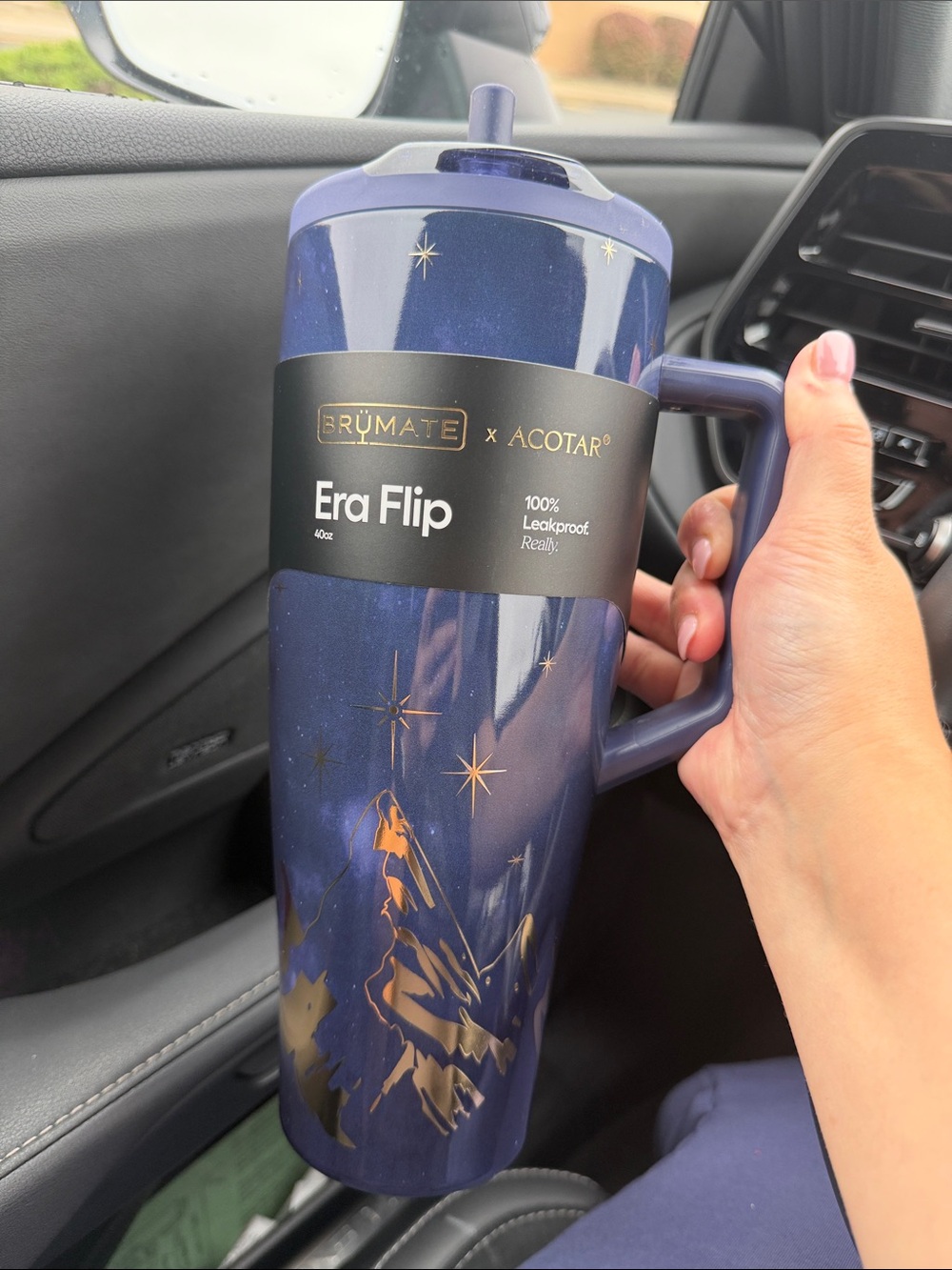 Brumate x Acotar Era Flip 40oz Travel Mug - STARFALL